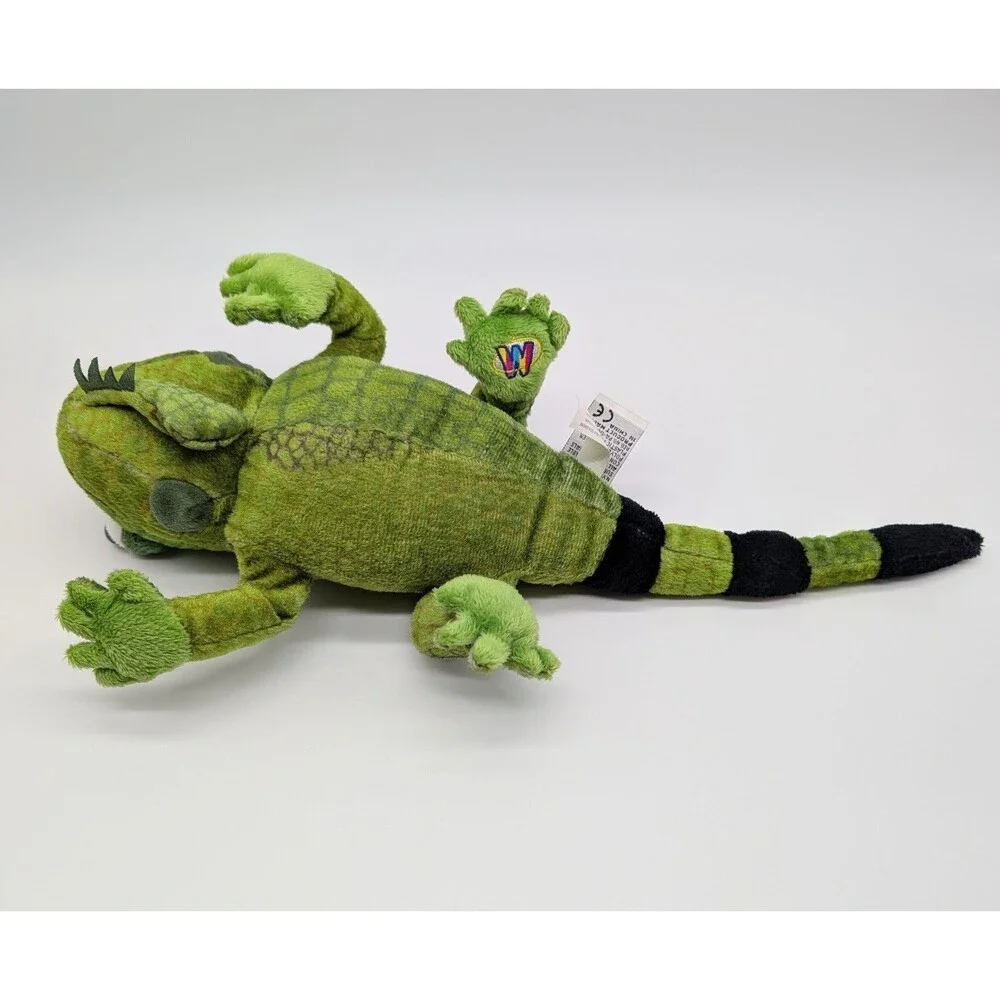 Ganz Webkinz Green Iguana Lizard Reptile Plush Stuffed Animal Toy 15